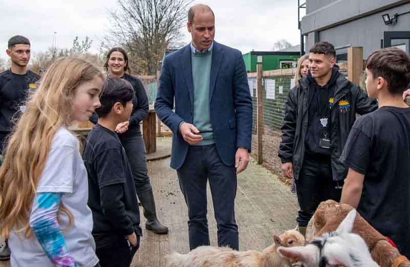 Prince William, leeds charity visit